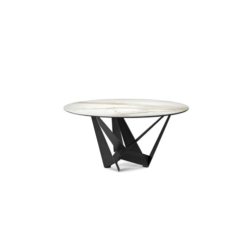Table salle a manger Skorpio Keramik Round Cattelan Italia