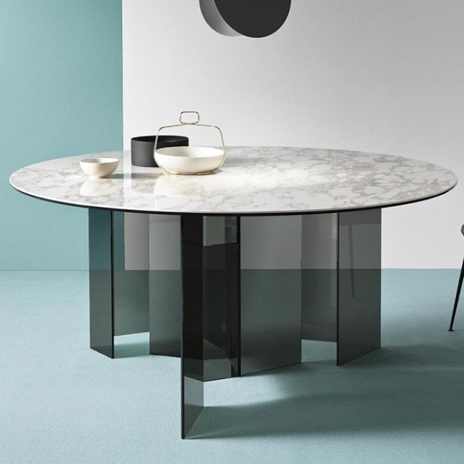 Table Metropolis XXL Tonelli Design ronde