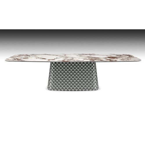 Table en verre Atrium Keramik Cattelan Italia