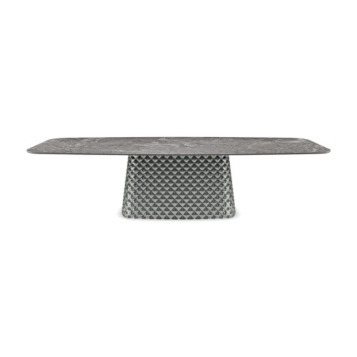 Table en verre Atrium Keramik Cattelan Italia