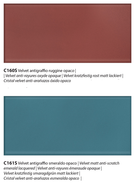 finitions verre Bontempi