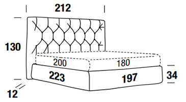 lit felis hamilton double tailles