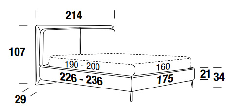 dimensions du lit felis penny double ring tokyo