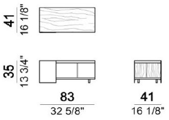 Noth Arketipo Coffee Table Dimensions 1