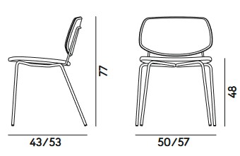 Doll Billiani Chair dimensions