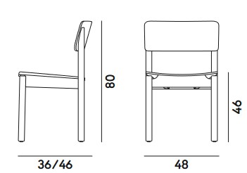 Green Billiani Chair dimensions