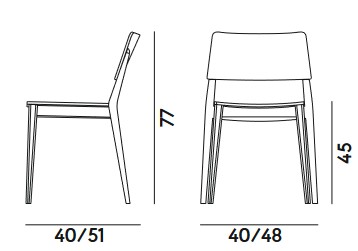 Take Billiani Chair dimensions