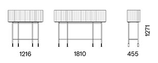 Aero Capo D'opera sideboard bar sizes