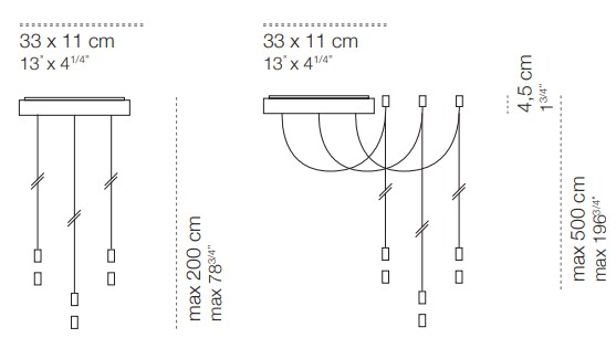 lampe-à-suspension-acqua-acqua-trois-rosace-decentré-cini&nils-dimensions