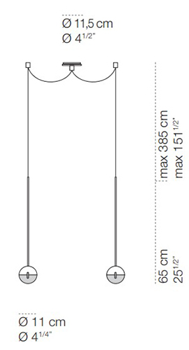 lámpara-de-suspension-convivio-due-cini&nils-medidas
