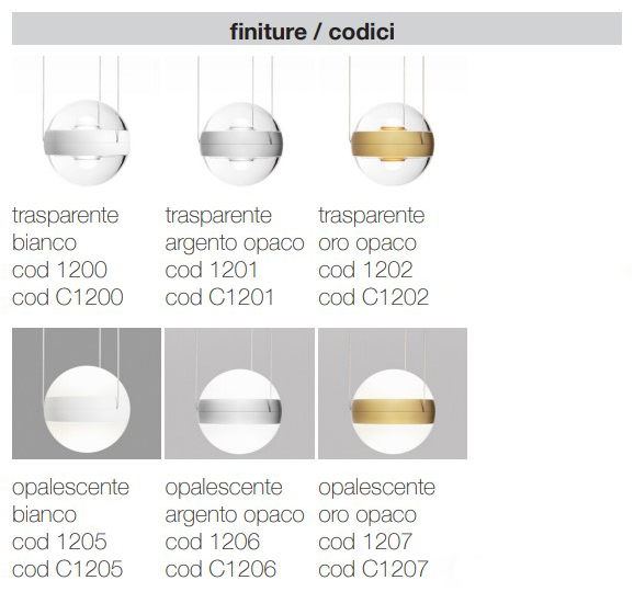 lampe-à-suspension-sferico-cini&nils-finitions
