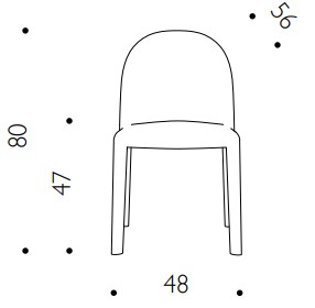 chaise-soiree-driade-dimensions