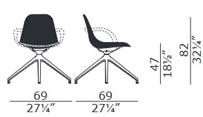 Sedia-Ufficio-Couture-Enrico-Pellizzoni-dimensioni