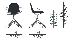 Sedia-Ufficio-Couture-Enrico-Pellizzoni-dimensioni