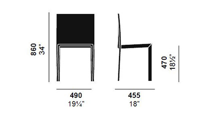 chaise-Pasqualina-Enrico-Pellizzoni-dimensions