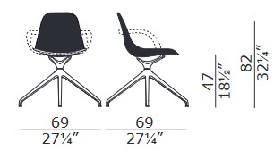 chaise-Ufficio-Couture-Enrico-Pellizzoni-dimensioni