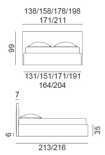 linea-gervasoni-bed-dimensions