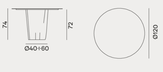 tavolo-brick-36-gervasoni-rotondo-dimensioni