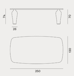 table-moon-gervasoni-dimensions