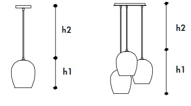 Lampada-Nuce 4011/SL-Incanto-Italamp-a-sospensione-dimensioni