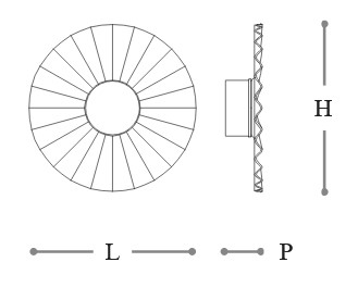 Lampada-Scilla-3050-L10-Incanto-Italamp-a-sospensione-dimensioni