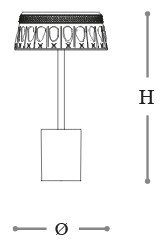 Lampada-Ester-Opera-Italamp-da-tavolo-dimensioni