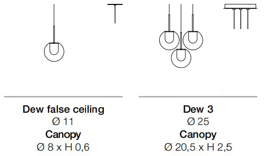 lampae-à-suspension-dew-KDLN Kundalini-dimensions