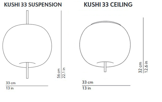 kushi-33-KDLN Kundalini-lampe-größen