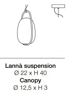 lampada-a-sospensione-lanna-KDLN Kundalini-dimensioni
