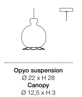 lampe-à-suspension-Opyo-KDLN Kundalini-dimensions