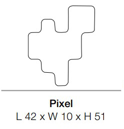 lampada-da-parete-pixel-KDLN Kundalini-dimensioni