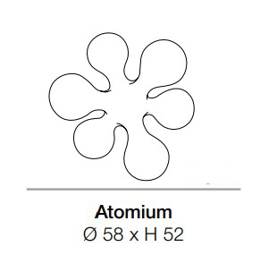atomium-KDLN Kundalini-tischlampe-größen