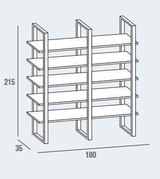 Easy-La-Primavera-Bookcase-dimensions