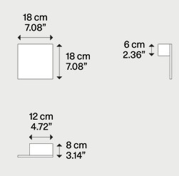 Measurements of Puzzle Outdoor Lodes Lamp