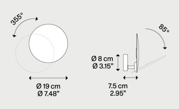 Dimensions of Puzzle Round Lodes Lamp