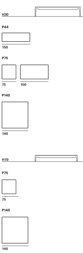couchtisch Yale MDF Italia größe