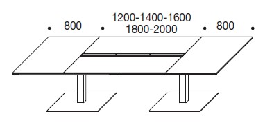 table-de-réunion-Anyware-Martex-dimensions