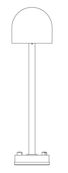 dimensions-lampe-exterieur-sol-boleto-martinelli-luce