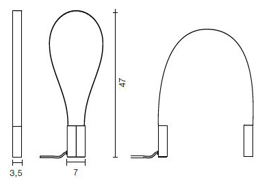 lampe-de-table-fluida-martinelli-luce-dimensions