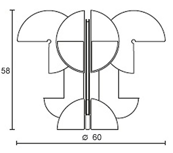 lampe-de-table-ruspa-4-martinelli-luce-dimensions