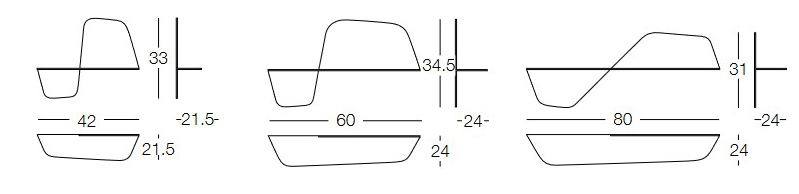 Dimensions de l'étagère Flap Memedesign