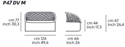 P47 Midj DV M TS_CU Sofa dimensions
