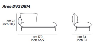Area Midj DV2_DRM M TS sofa daybed sizes