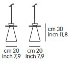 Lámpara-Japan-S-Midj-de-suspensión-dimensiones
