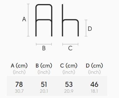 sedia-calla-S-L-N-PP-midj-dimensioni