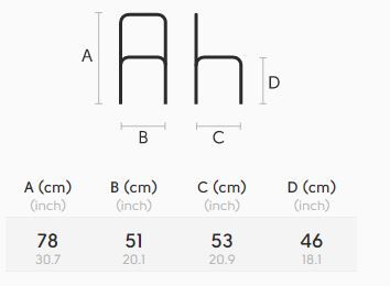 sedia-calla-S-M-M-TS-midj-dimensioni