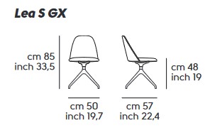 Lea-Midj-S-GX-CU-Chair-dimensions