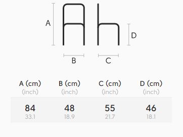 Sedia-LIù-Midj-S-ML-LG-dimensioni