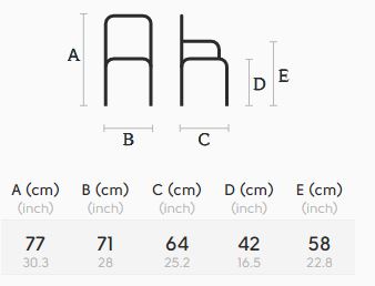 Sedia-Nuvola-Midj-AP-R-TS-dimensioni