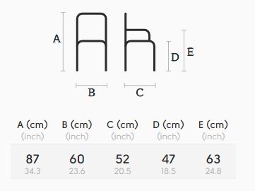 Sedia-Nuvola-Midj-PB-M-TS-dimensioni